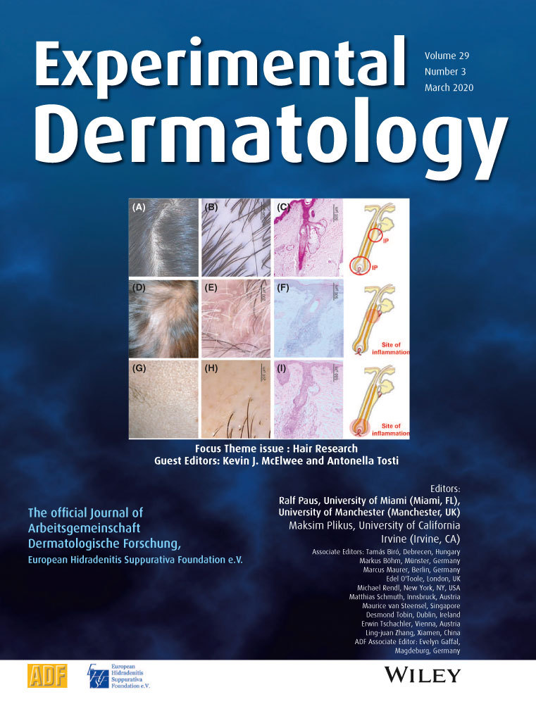 Experimental Dermatology Cover March 2020