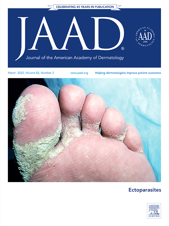 The Journal of American Academy of Dermatology Cover March 2020