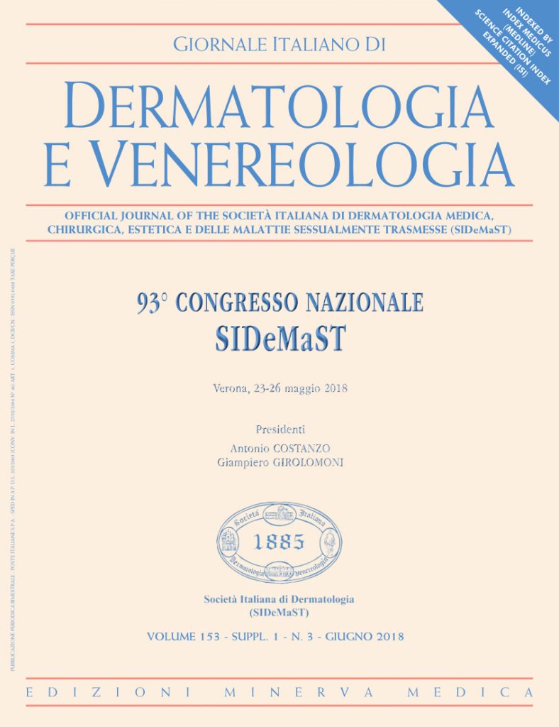Dematologia E Venereologia Journal Cover May 2018